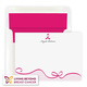 Pink Ribbon Flat Note Cards Image 3 of 3